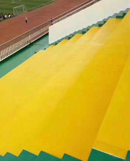 济阳球场台阶翻新修补改造
